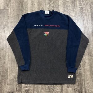 Vintage Y2K Chase Authentics Jeff Gordon Dupont Motorsports Fleece Sweatshirt